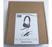 Plantronics C725-M - Auriculares de diadema abiertos (con micrófono, control remoto integrado, USB), negro