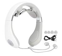 Auriculares Plegables con Banda para el Cuello, Auriculares Bluetooth, función de calefacción Multifuncional para Gimnasio en casa, Correr, Senderismo(White)