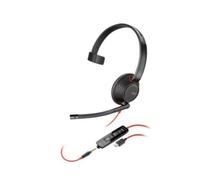 Auriculares Poly con cable USB-C, Cancelación de Ruido y Micrófono Boom Negro