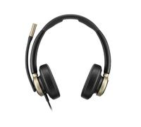 Auriculares Poly Mission 820 con cable USB-C, cancelación activa de ruido, oficina, negro