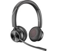 Auriculares Poly Savi 7320 estéreo inalámbricos DECT para oficina y call center, color negro