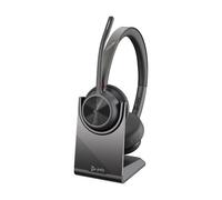 Poly Voyager 4320-M Microsoft Teams Certified Headset +BT700 dongle +Charging Stand 77Z32AA