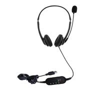 Auriculares Profesionales Para Colocar Sobre Las Orejas Diadema Ajustable USB C De 3 5 Mm Doble Compatibilidad Para Teleconferencias Auriculares Con Cancelación De Ruido Para Conferencias Telefónicas