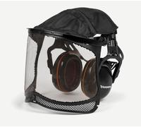 Auriculares Protectores HUSQVARNA Con Visera De Malla Ultra Vision Y Cubierta