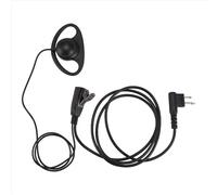 Auriculares PTT con clip en forma de D avanzados de 2 pines con micr?fono