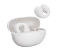 Auriculares QCY Crossky C10 inalámbricos Bluetooth 5.4 con micrófono y control táctil blancos