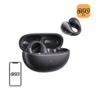 Auriculares QCY Crossky Clip C30 inalámbricos Bluetooth 5.4 deportivos negros