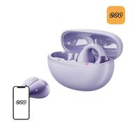 Auriculares QCY Crossky Clip C30 inalámbricos Bluetooth 5.4 para deporte púrpura