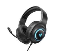 Auriculares QCY Heroad V200 inalámbricos y con cable Bluetooth 7.1 gaming negros con micrófono