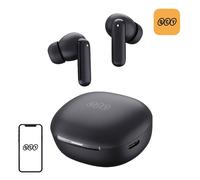 Auriculares QCY MeloBuds HT16 inalámbricos Bluetooth TWS con ANC, micrófono y resistencia IPX4 blancos