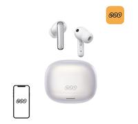 Auriculares QCY MeloBuds N65 inalámbricos Bluetooth 6.0 con ANC, IPX5 y 50 h batería, blancos