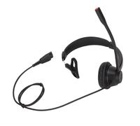 Auriculares QD Business con interfaz de conexión rápida QD, auriculares monoaurales con cancelación de ruido y micrófono HD para telemarketing y