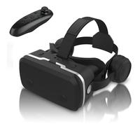 Auriculares Realidad Virtual 3D, Auriculares Realidad Virtual Todo En Uno para TeléFonos MóViles Compatibles con Smartphones Y Otros Dispositivos MóViles, Pantallas 4,7-7,2 Pulgadas,Black