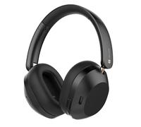 Auriculares realme TechLife Studio H1 sobre la oreja, inalámbricos, con 70 horas de reproducción, audio espacial 360°, controladores de 40 mm, latencia súper baja de 80 ms, ANC adaptativo de 43 dB