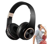 Auriculares Recargables con Micrófono,Auriculares Inalámbricos Recargables - estéreo con cancelación de Ruido, portátiles con batería de 300 mA para Viajes, Trabajo y hogar