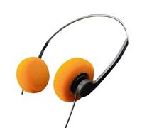 Auriculares retro, mini auriculares estéreo ligeros con conector de 3,5 mm, diseño retro de los años 80 y 90, para uso escolar y oficina