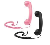 Auriculares Retro Para Movil, 2 Piece Teléfono Antiguo Para Movil Tipo-C | Retro Phone Handset Con Micrófono Y Altavoz, Para El Hogar, Oficina, Escuela, Trabajo, Cocina, Mesita, Escritorio Y Viajes