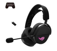 ASUS ROG Pelta - Auriculares Gaming inalámbricos, BT, ROG SpeedNova 2.4 GHz, USB-C, 309g, transductores ROG de 50 mm, micrófono Boom 10mm, batería 60h, Compatible con PC, Switch, PS5 - Negro