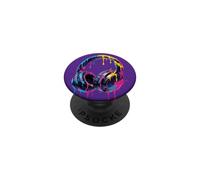 Auriculares Salpicaduras de Pintura Colorida, DJ, Danza, Trance, Música, PopSockets PopGrip Adhesivo