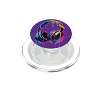 Auriculares Salpicaduras de Pintura Colorida, DJ, Danza, Trance, Música, PopSockets PopGrip para MagSafe
