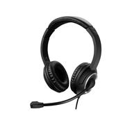Auriculares Sandberg con cable USB Tipo-A para llamadas y música, negros