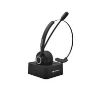 Auriculares Sandberg inalámbricos Bluetooth 5.2 para oficina con micrófono y base magnética negros