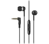 Auriculares Sennheiser CX 80S con cable, conector 3,5 mm, micrófono y mando inline, negros