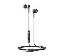 Auriculares Sennheiser CX 80U con cable USB-C para telefonía y música, micrófono integrado, color negro