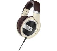 Auriculares Sennheiser HD 599 con cable, diseño abierto, sonido audiophile, color marfil