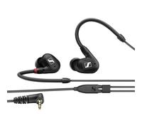 Auriculares Sennheiser IE 100 PRO con cable Jack 3,5 mm para monitorización profesional con Cancelación de Ruido activos negros
