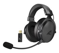 Auriculares Sharkoon Skiller SGH40W inalámbricos y con cable, USB-A y jack 3,5 mm, negros