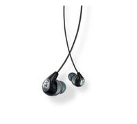 Auriculares Shure SE112-GR con cable, conexión jack, para llamadas y música, cancelación de ruido, negro y gris