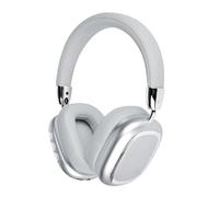 Auriculares sobre la oreja, micrófono integrado, auriculares ligeros para transmisión de juegos, traducción, avión, deportes, entrenamiento, hombres