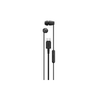 Sony IER-EX15C Auriculares con Cable USB-C y micrófono Negro | Casos in Ear Ligeros para Android, iPhone, portátiles y PC; Cable sin enredos, Sonido nítido Viajar y para Uso Diario