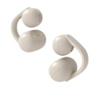 Auriculares Sony LinkBuds Clip de estilo abierto, cómodo diseño con clip, 3 modos de escucha, IPX4, llamadas nítidas, 37 horas de batería, asistente de voz con IA, control táctil, iOS y Android, Beige