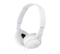Auriculares Sony MDR-ZX110 con cable, conexión alámbrica, uso para música, blancos