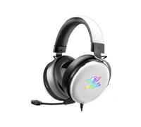 Auriculares Spirit of Gamer XPERT H700 con cable USB y jack 3,5 mm para gaming con cancelación de ruido y sonido 7.1, RGB, color blanco