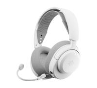 SteelSeries Arctis Nova 3P Wireless Auriculares Gaming multiplataforma - App - Batería 40h - Controladores magnéticos de neodimio - 2,4 GHz/Bluetooth - Micro extraíble - PS5, PS4, PC, Switch -Blanco