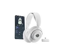 SteelSeries Arctis Nova 5X Blanco Cascos Xbox Inalámbricos - Xbox, PC, Switch 2, móvil - Controladores magnéticos de neodimio - Más de 100 preajustes - Batería de 60h - 2,4 GHz o BT - Micro Gen2.X