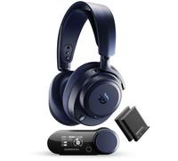 SteelSeries Arctis Nova Pro Omni - Auriculares inalámbricos de alta resolución, 96Hz/24bits, ANC, ClearCast Pro, IA contra ruido, aplicación, 2,4 GHz + BT, OmniPlay PC+PlayStation+Xbox - Midnight Blue