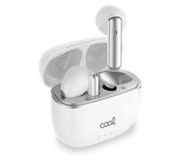Auriculares Stereo Bluetooth Dual Pod Earpods Cool Gen LCD Blanco