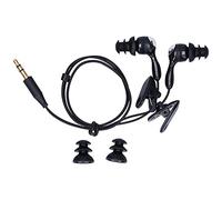 Auriculares Subacuáticos Impermeables con 2 Clips / Reemplazo de Tapones para los Oídos para Nadadores, Auriculares Intrauditivos Impermeables con Cable de Extensión de Audio Estéreo para(negro)