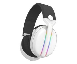 Auriculares Subsonic SA5717-2 inalámbricos y con cable Bluetooth Gaming RGB Virtual 7.1 blancos