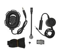 Auriculares tácticos para radio bidireccional, micrófono de brazo de alta calidad de audio con botón PTT de dedo, diadema ajustable, ajuste