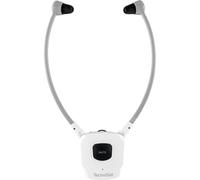 Auriculares Technisat StereoMan ISI 3 inalámbricos Bluetooth con micrófono y cable blanco