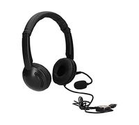 Auriculares Telefónicos, Auriculares con Cancelación de Ruido con Micrófono para Centros de Llamadas para Hombres de Negocios para Seminarios Web