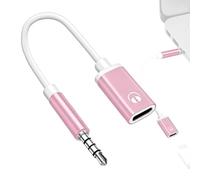 Auriculares Tipo C A 3,5 Mm: Cable Estéreo Para Automóvil Contestación De