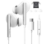 Auriculares Tipo C para Samsung Galaxy S26 S25 S24 Ultra iPhone 17 Cascos USB C con Microfono Magnético HiFi Auriculares USB C para iPhone 15 16 Samsung A56 A16 S23 S24 FE Google Pixel 9 Pro iPad 10