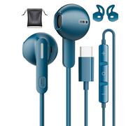 Auriculares Tipo C para Samsung Galaxy S26 S25 Ultra S24 S23 A55 A56 A16 5G | Auriculares USB C con Micrófono Control Volumen Cascos con Cable Tipo C para iPhone 15 16 17 18 Pro Max Pixel 10a 11a Xiaomi