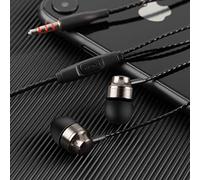 Auriculares Tooth Casco Compatible with Moto Auriculares Met 3.5Mm en la Oreja Microfoon Gaming para iPhone Auriculares Auriculares Tooth Interna (Black, One Size)